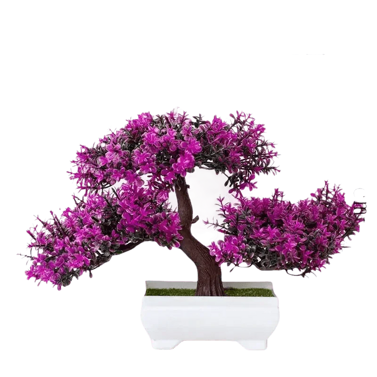 Pink Bonsai Small Tree Pot Artificial Plant - GiFTiFY