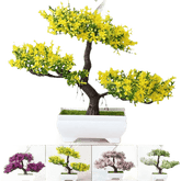 Pink Bonsai Small Tree Pot Artificial Plant - GiFTiFY