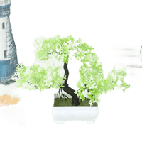 Rosa Bonsai Kleiner Baumtopf Künstliche Pflanze