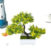 Pink Bonsai Small Tree Pot Artificial Plant - GiFTiFY