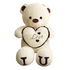 Pink Plush Teddy Bear with Heart Big Size Teddy Bear 100cm Plush Toy Pink 100cm Plush Toy Teddy Bear - GiFTiFY