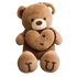 Pink Plush Teddy Bear with Heart Big Size Teddy Bear 100cm Plush Toy Pink 100cm Plush Toy Teddy Bear - GiFTiFY