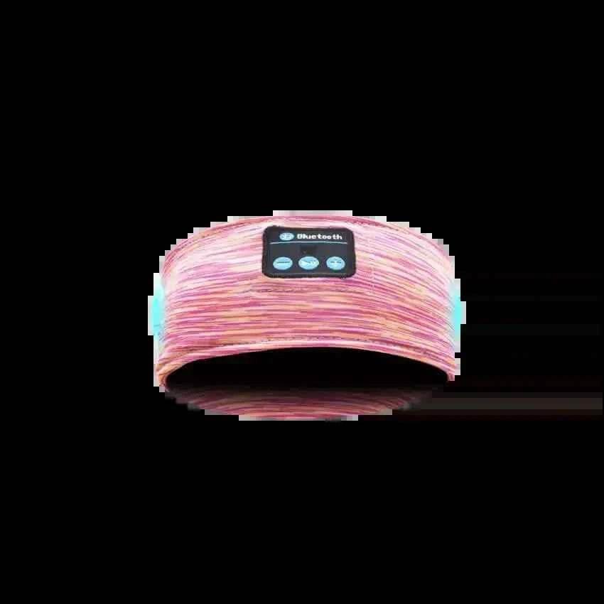 Pink Orange Bluetooth Running Headscarf Wireless Eye Mask, sleep mask headphones bluetooth - GiFTiFY