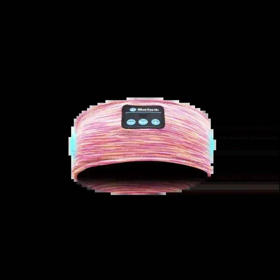 Pink Orange Bluetooth Running Headscarf Wireless Eye Mask, sleep mask headphones bluetooth - GiFTiFY