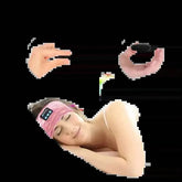 Pink Orange Bluetooth Running Headscarf Wireless Eye Mask, sleep mask headphones bluetooth - GiFTiFY