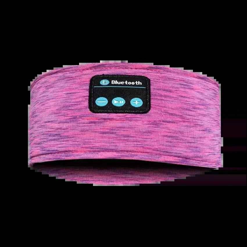 Pink Orange Bluetooth Running Headscarf Wireless Eye Mask, sleep mask headphones bluetooth - GiFTiFY
