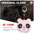Pink Panda Cute Rechargeable Personal Alarm Keychain - GiFTiFY