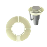 Pink Silicone Snack Bowl with Cup Holder - GiFTiFY