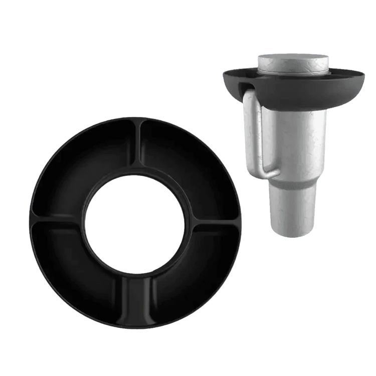 Pink Silicone Snack Bowl with Cup Holder - GiFTiFY