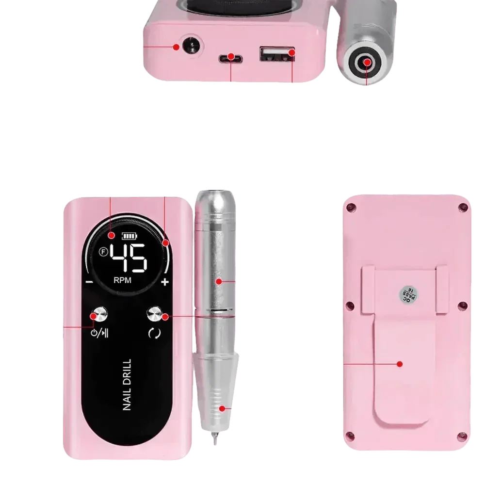 Original 45000rpm Rechargeable Nail Drill - GiFTiFY