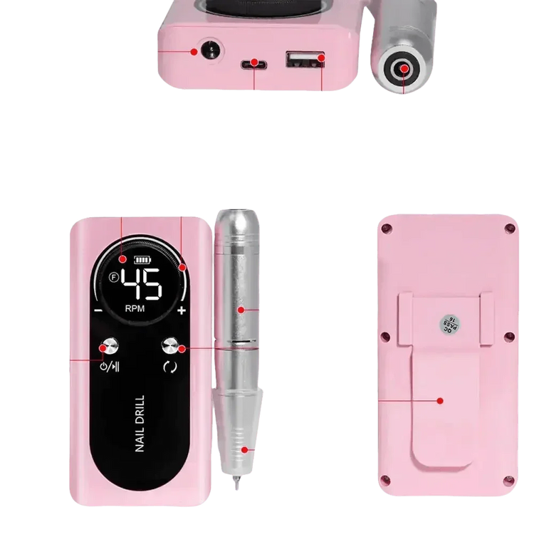 Original 45000rpm Rechargeable Nail Drill - GiFTiFY