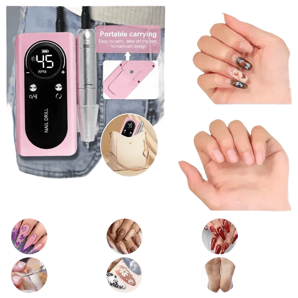 Original 45000rpm Rechargeable Nail Drill - GiFTiFY