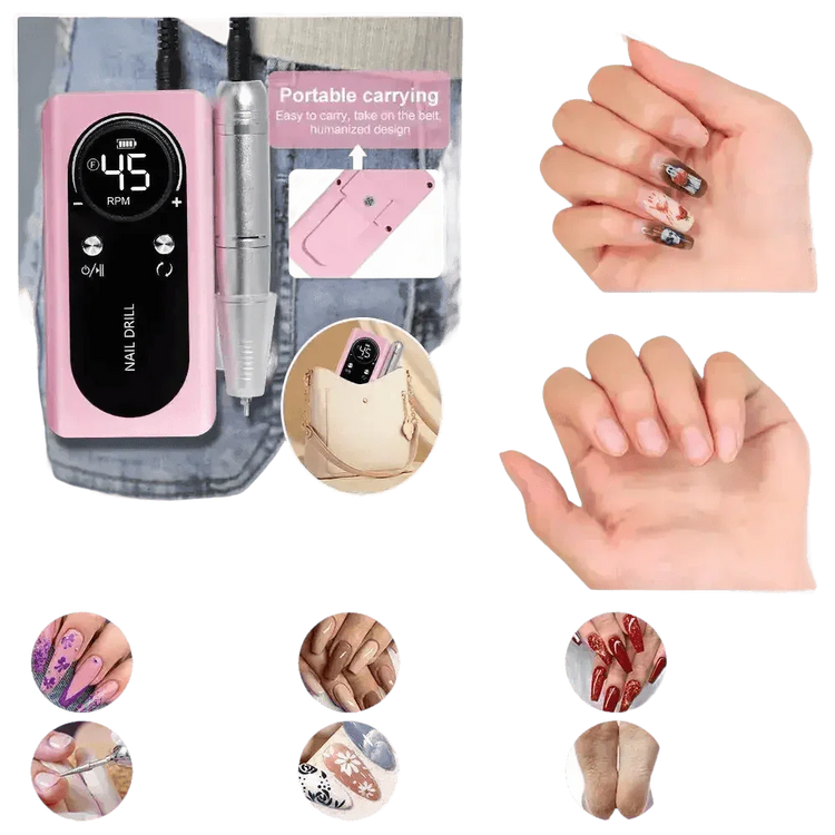Original 45000rpm Rechargeable Nail Drill - GiFTiFY