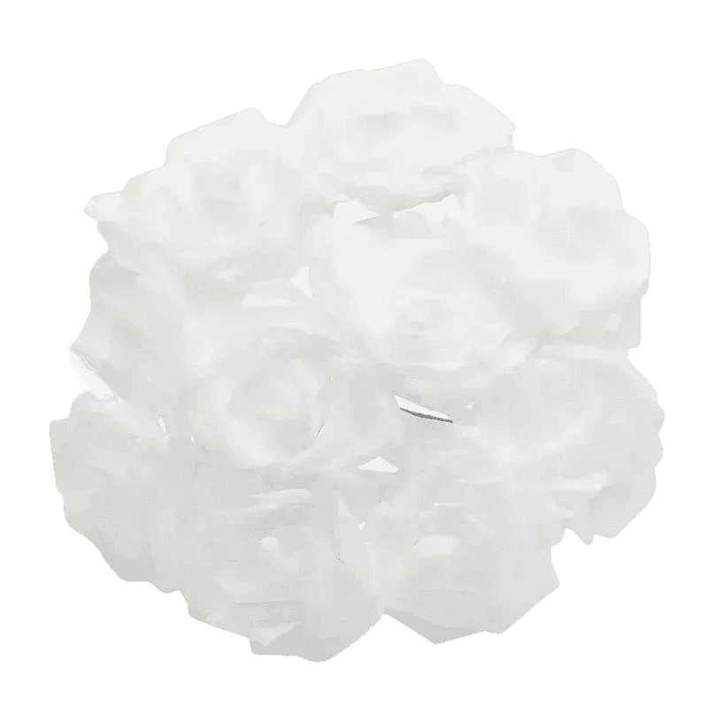 Pink White Foam Rose Flowers Bouquet - GiFTiFY