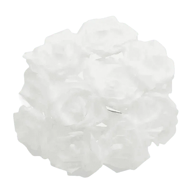 Pink White Foam Rose Flowers Bouquet - GiFTiFY