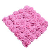 Pink White Foam Rose Flowers Bouquet - GiFTiFY