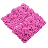 Pink White Foam Rose Flowers Bouquet - GiFTiFY