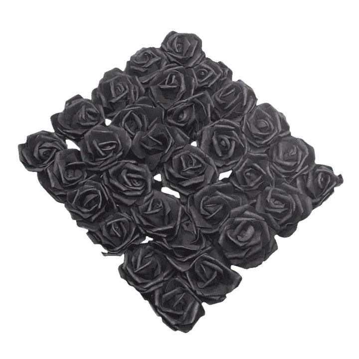 Pink White Foam Rose Flowers Bouquet - GiFTiFY