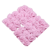 Pink White Foam Rose Flowers Bouquet - GiFTiFY