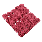 Pink White Foam Rose Flowers Bouquet - GiFTiFY