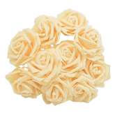 Pink White Foam Rose Flowers Bouquet - GiFTiFY