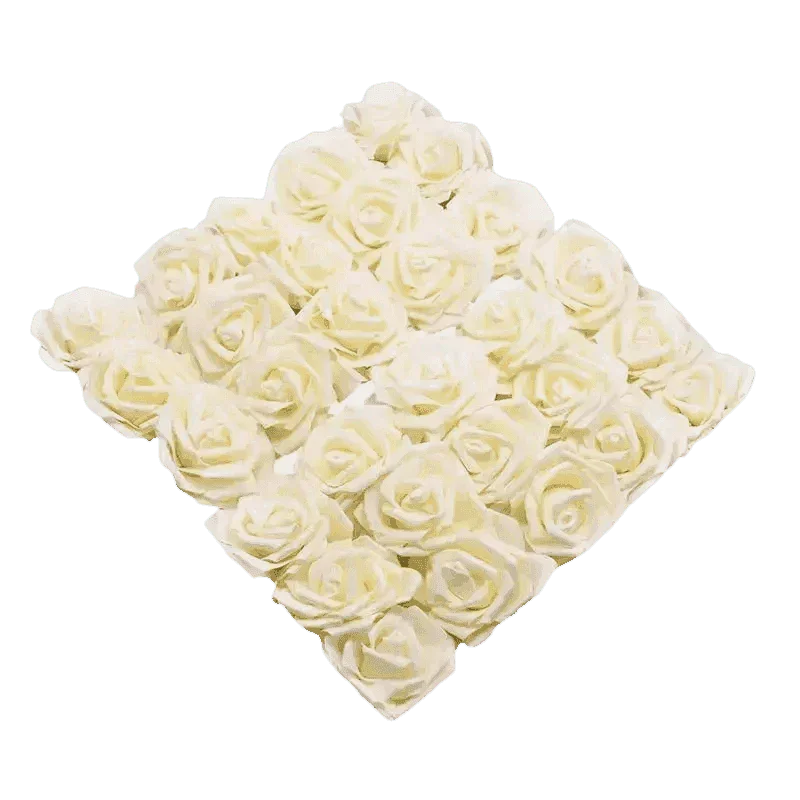 Pink White Foam Rose Flowers Bouquet - GiFTiFY