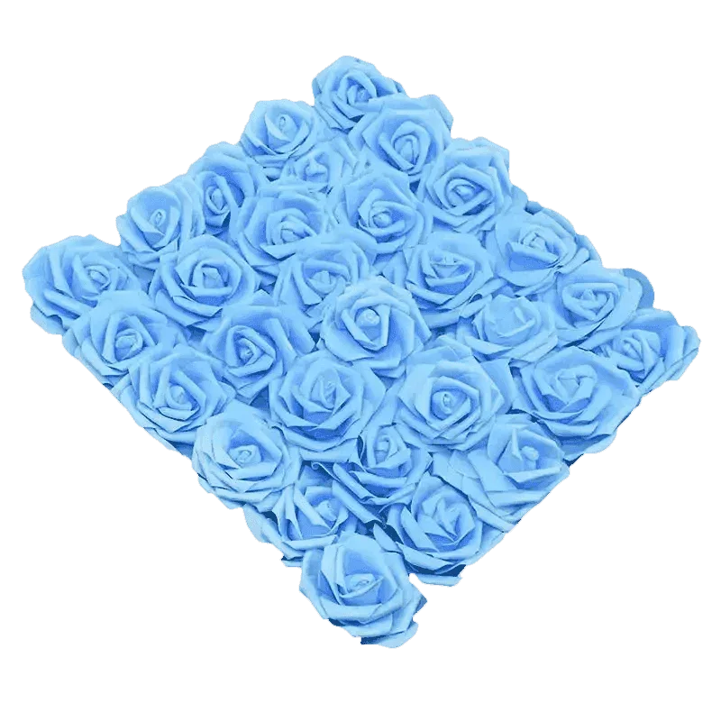 Pink White Foam Rose Flowers Bouquet - GiFTiFY