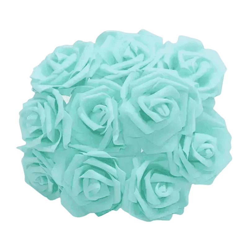 Pink White Foam Rose Flowers Bouquet - GiFTiFY