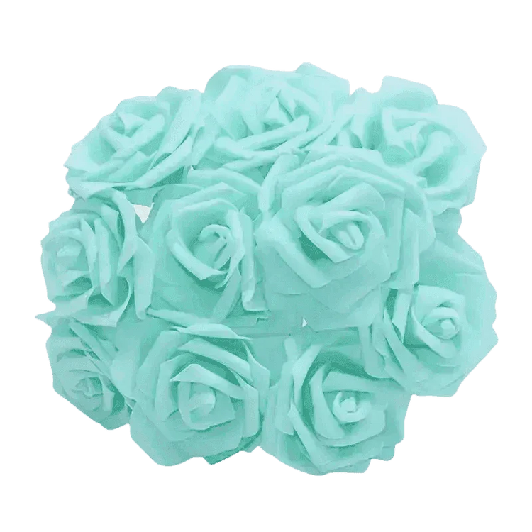 Pink White Foam Rose Flowers Bouquet - GiFTiFY