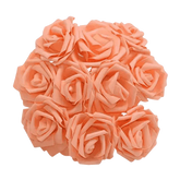 Pink White Foam Rose Flowers Bouquet - GiFTiFY