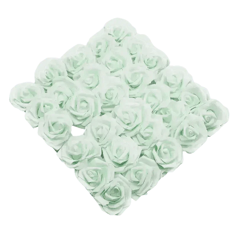Pink White Foam Rose Flowers Bouquet - GiFTiFY