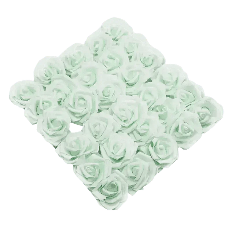 Pink White Foam Rose Flowers Bouquet - GiFTiFY