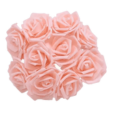 Pink White Foam Rose Flowers Bouquet - GiFTiFY