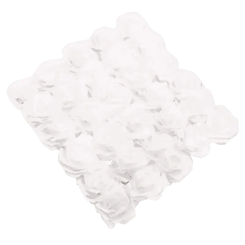 Pink White Foam Rose Flowers Bouquet - GiFTiFY