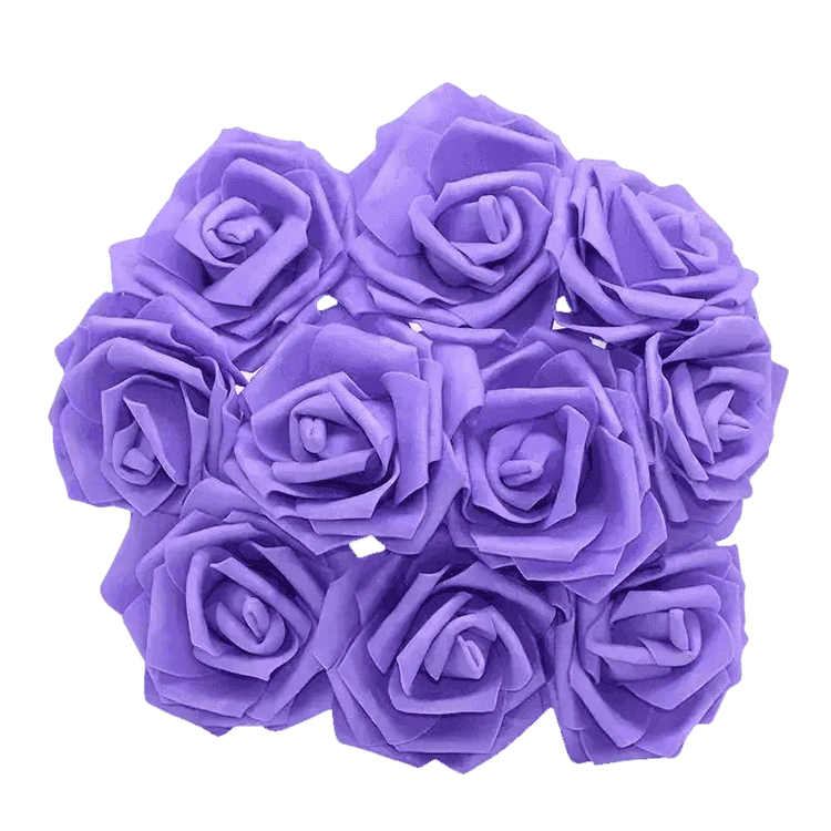 Pink White Foam Rose Flowers Bouquet - GiFTiFY
