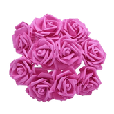 Pink White Foam Rose Flowers Bouquet - GiFTiFY
