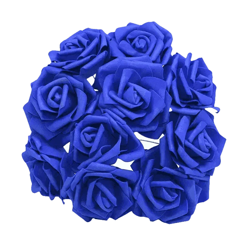 Pink White Foam Rose Flowers Bouquet - GiFTiFY