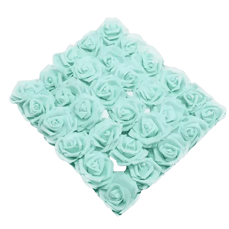 Pink White Foam Rose Flowers Bouquet - GiFTiFY