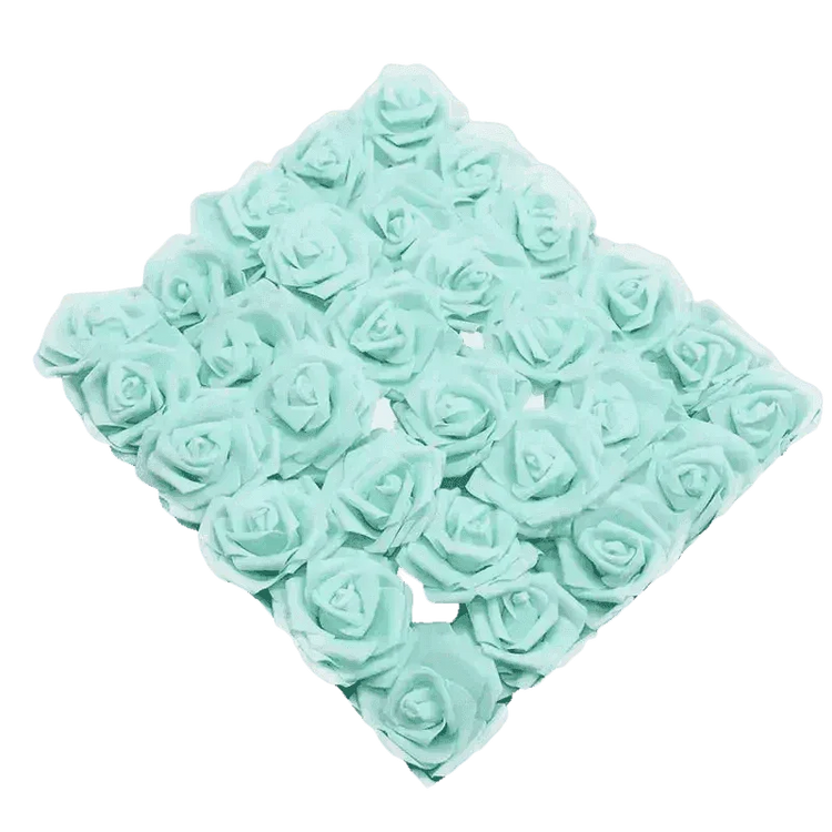 Pink White Foam Rose Flowers Bouquet - GiFTiFY