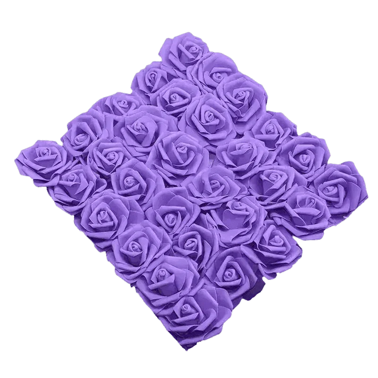 Pink White Foam Rose Flowers Bouquet - GiFTiFY