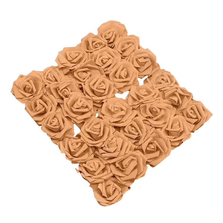 Pink White Foam Rose Flowers Bouquet - GiFTiFY