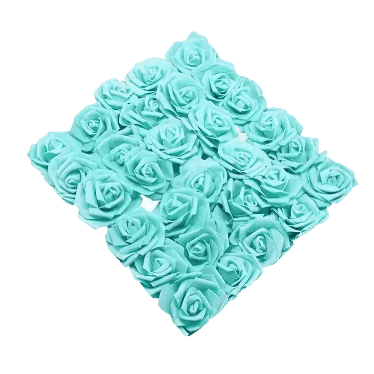 Pink White Foam Rose Flowers Bouquet - GiFTiFY