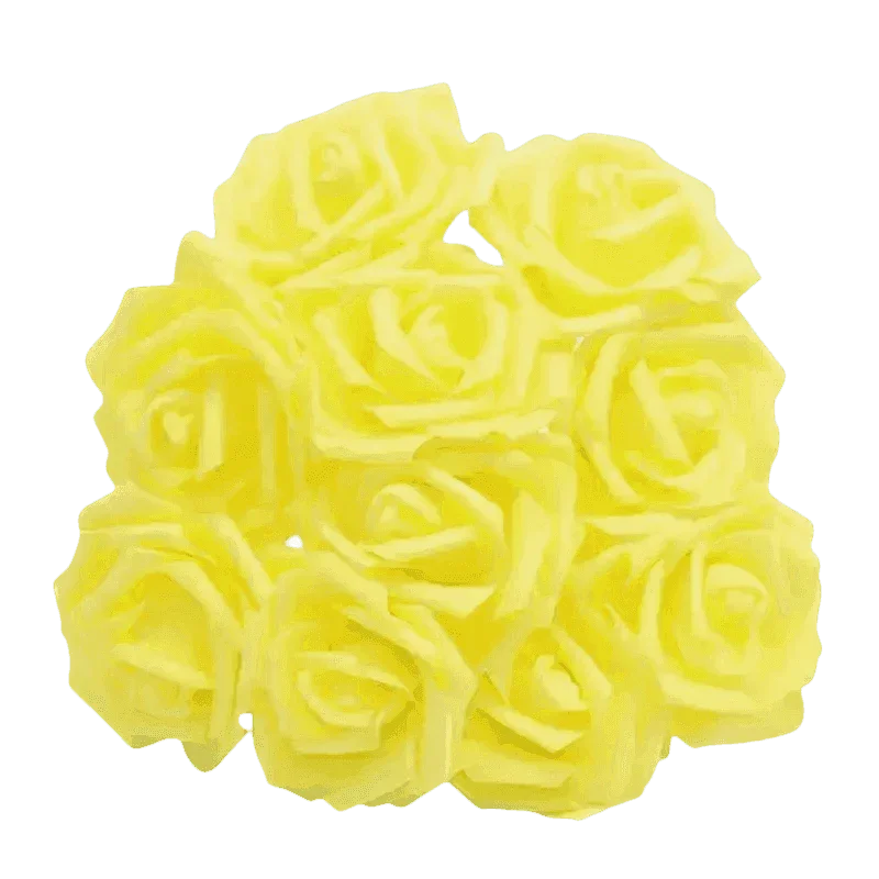 Pink White Foam Rose Flowers Bouquet - GiFTiFY