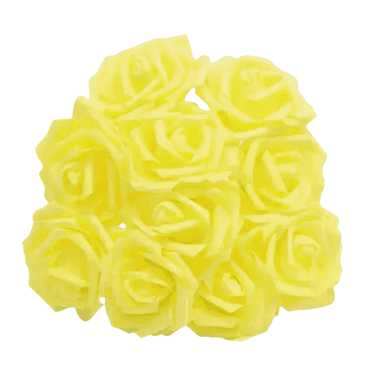 Pink White Foam Rose Flowers Bouquet - GiFTiFY