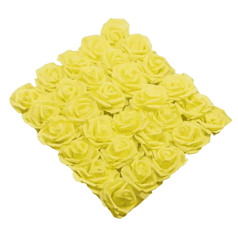 Pink White Foam Rose Flowers Bouquet - GiFTiFY