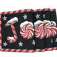 DaDa Bedding Set of 4-Pieces Peppermint Joy Holiday Tapestry Placemats 13” x 19” (12904)