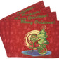 DaDa Bedding Set of 4-Pieces Red Santa Claus Christmas Tapestry Placemats 13” x 19” (17615)