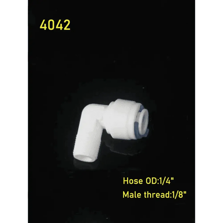 Plastic RO Water Elbow Connector - GiFTiFY