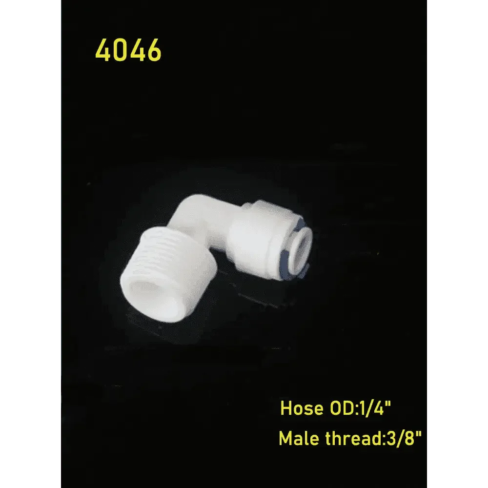 Plastic RO Water Elbow Connector - GiFTiFY