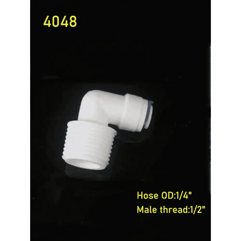 Plastic RO Water Elbow Connector - GiFTiFY
